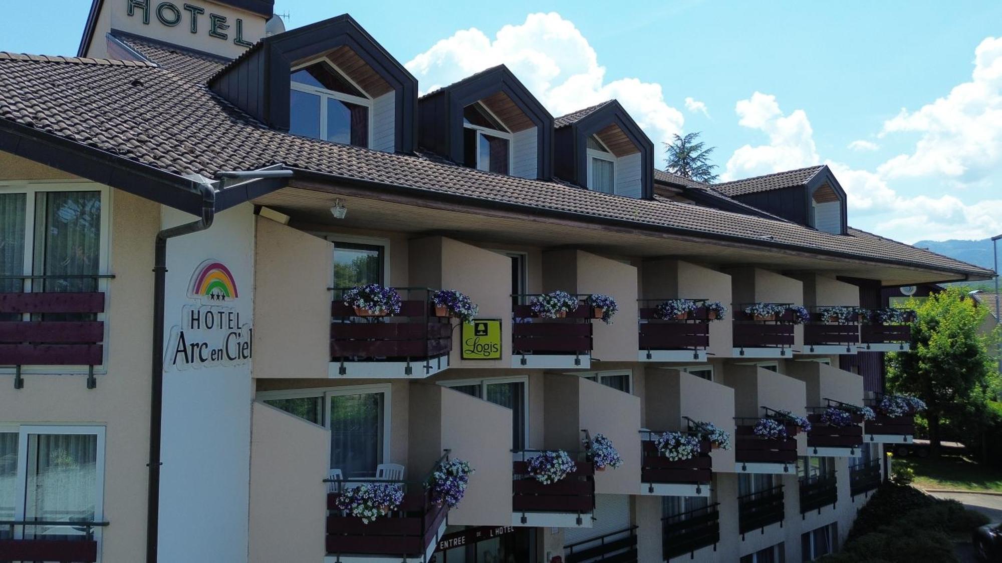 טונון-לה-בן Logis Hotel Arc En Ciel מראה חיצוני תמונה