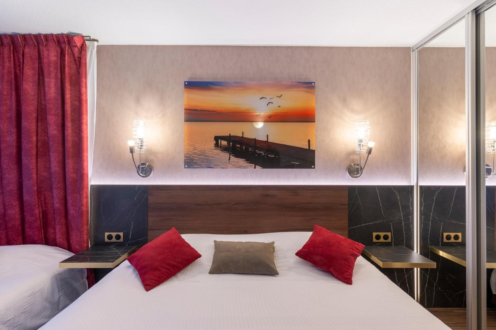 טונון-לה-בן Logis Hotel Arc En Ciel חדר תמונה